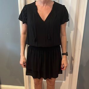 Paige black mini dress